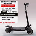 [8 modelos] Scooter eléctrico de 10/11 pulgadas 48V-72V 1000W-6000W 50-85km/h Rápido E Scooter Todoterreno Patinete Eléctrico Plegable para Adultos
