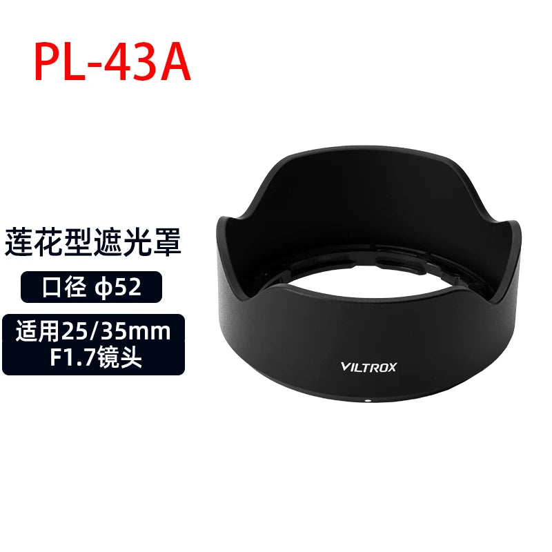 Viltrox Original Camera Lens Hood for 23mm 24mm 33mm 56mm 13mm 85mm Fujifilm X Sony E Mount Nikon Z Mount Canon EOS M mount Lens
