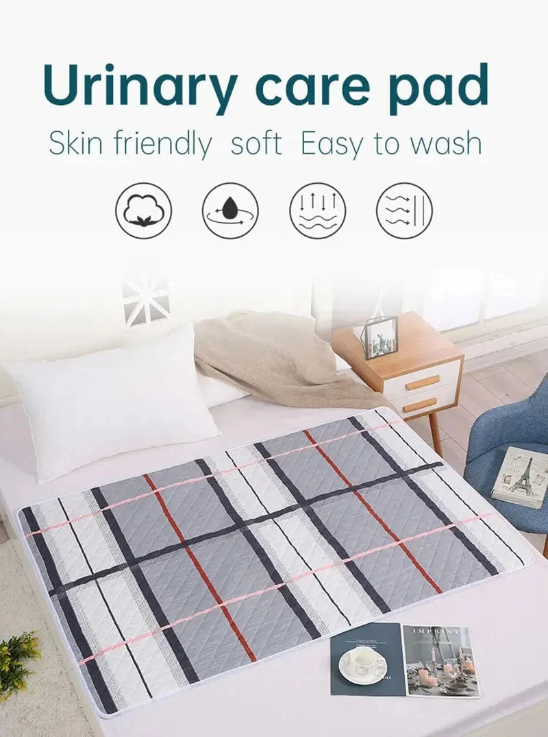 HOMEFISH Tapete lavable para orina de colchón para bebés y niños pequeños, protector de cama con dibujos animados, almohadillas de orina para pañales, tela transpirable
