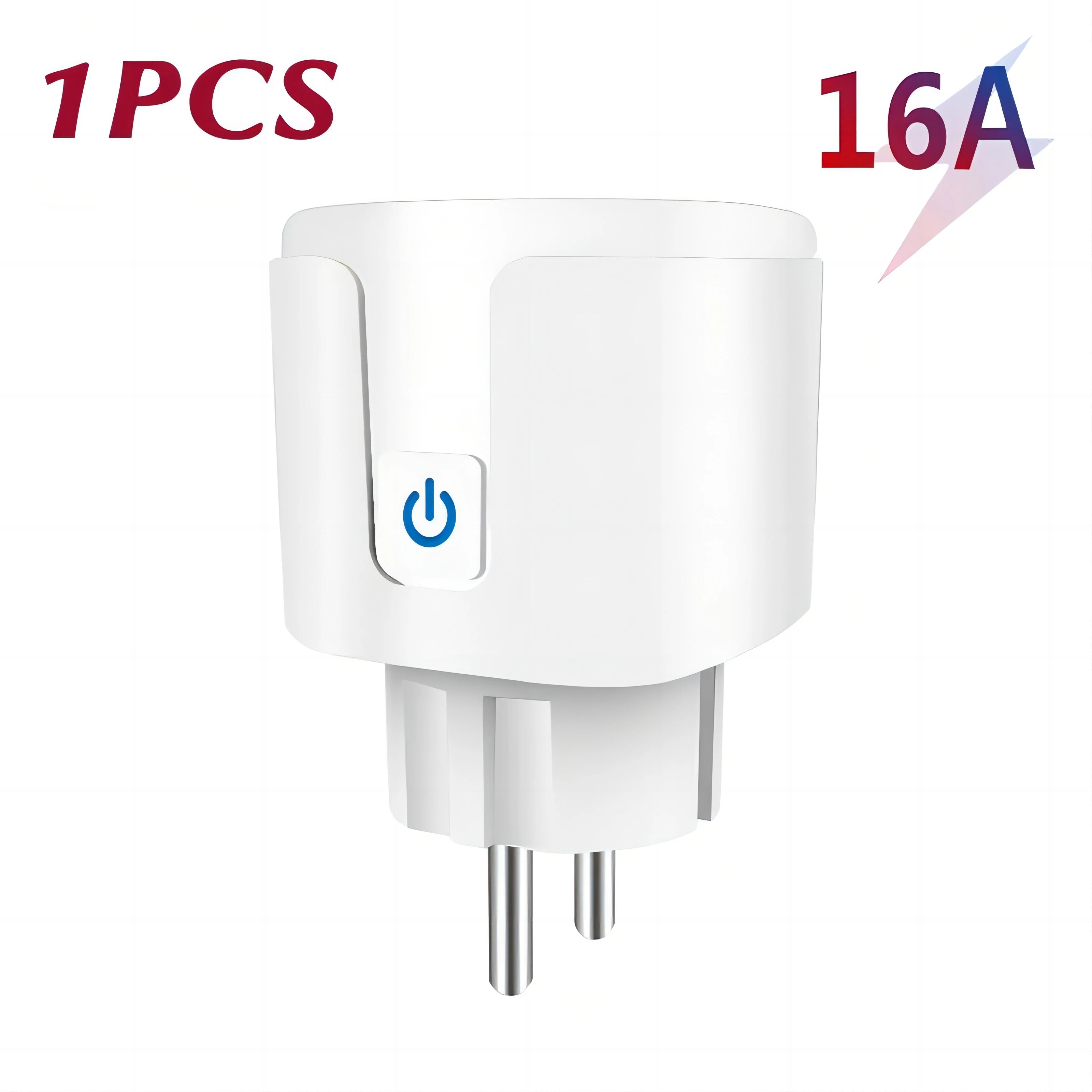 Smart Plug WiFi Socket EU 16A/20A With Power Monitor Timing Works with Tuya Smart Life App Voice Control