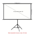 Single triangle bracket projection screen, easy to install, suitable for projection use in bedrooms, offices and other occasions