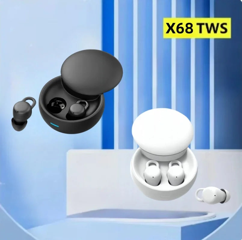 Auriculares inalámbricos X68 TWS Auricular Bluetooth 5.3 Impermeable con micrófono para Xiaomi iPhone X68 Auriculares