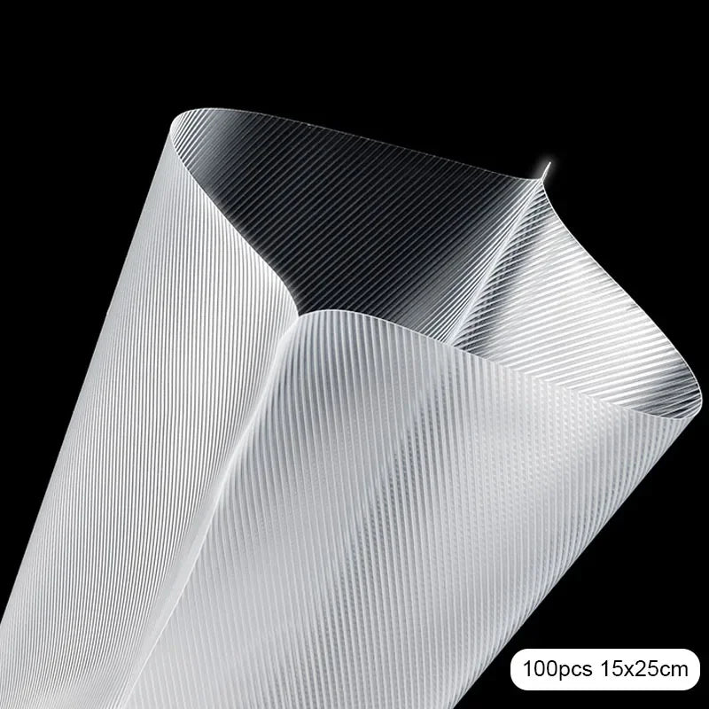 Food Sous Vide Vacuum Sealer Bags Double Sides Grain Meat Fruit Vegetable Storage Packaging Food Saver Bag 500cm Free Cutting