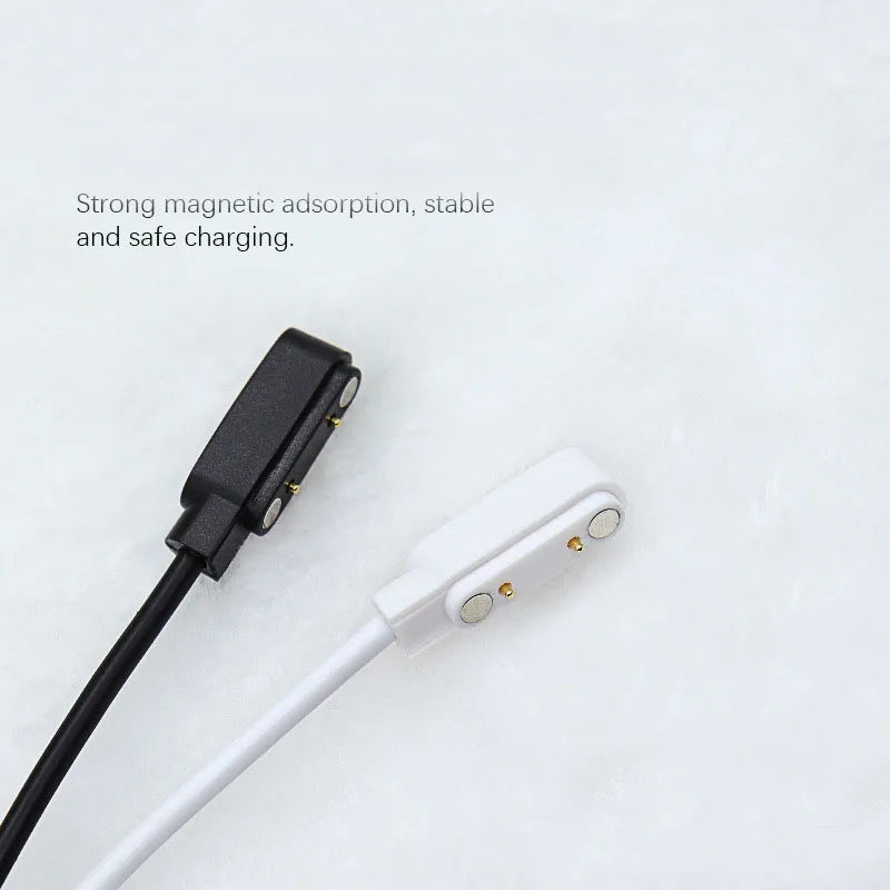 Adaptador de cargador de base de Smartwatch de 2 pines y 4 pines Cable de carga USB para accesorios de carga de reloj inteligente para adultos/niños