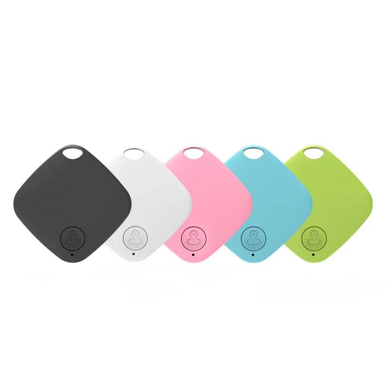 Rastreador HOMEFISH Mini Bluetooth 5.0, dispositivo antipérdida, rastreador inteligente localizador redondo para mascotas, niños, bolsos, carteras