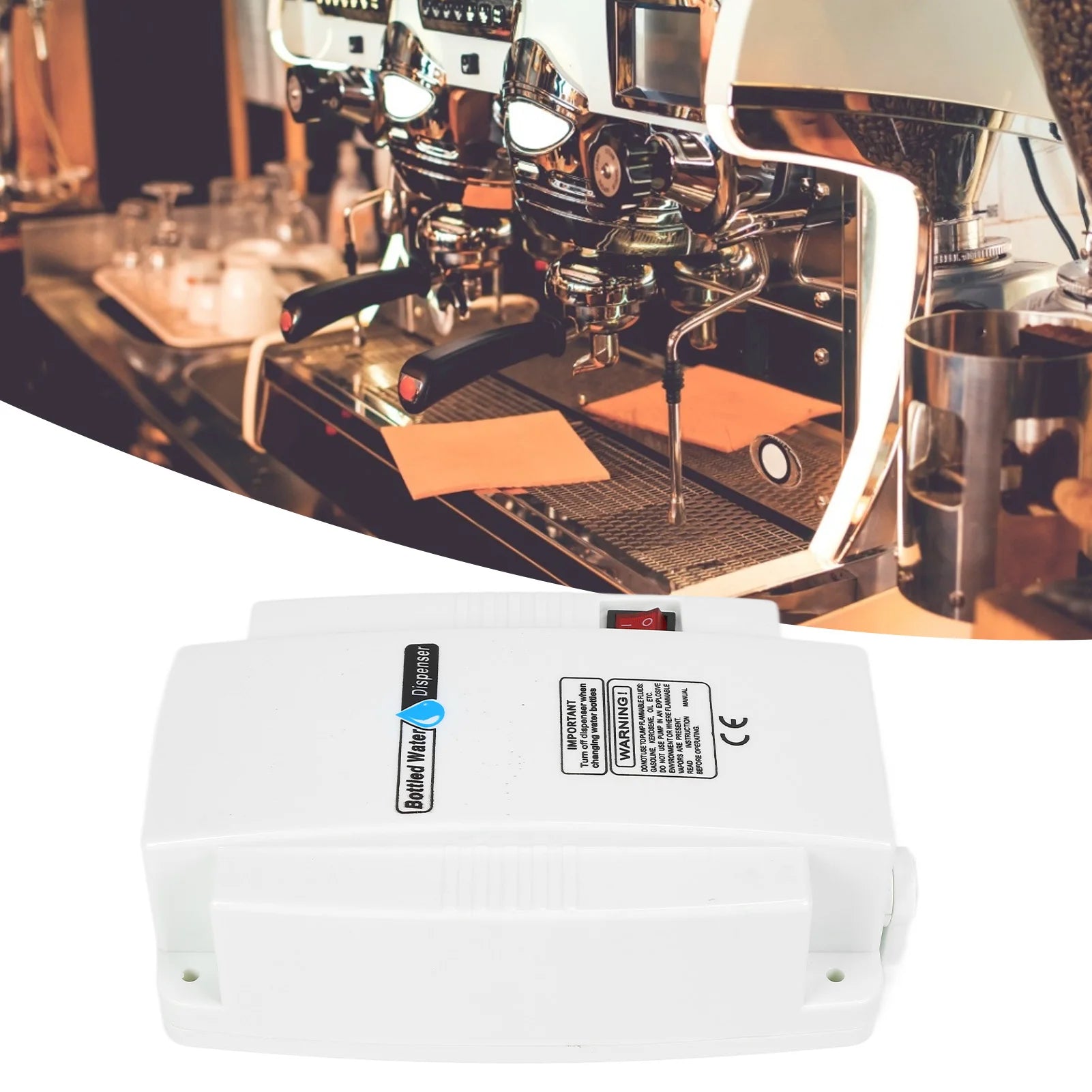 Sistemas de bomba dispensadora de agua de un solo tubo con cebado automático eléctricos para máquinas de café