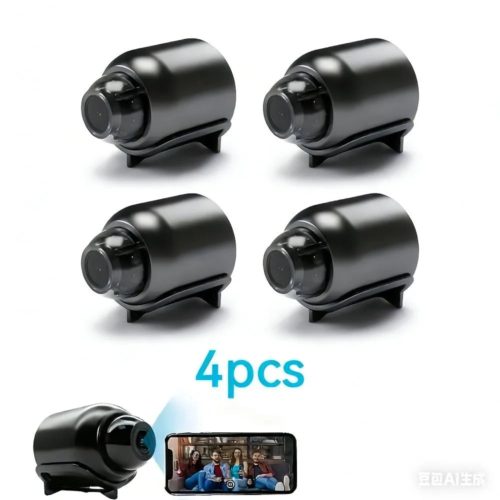 Mini 1080P Wireless Security Camera – Night Vision & Motion Alerts | Discreet Indoor Surveillance for Home, Office & Travel