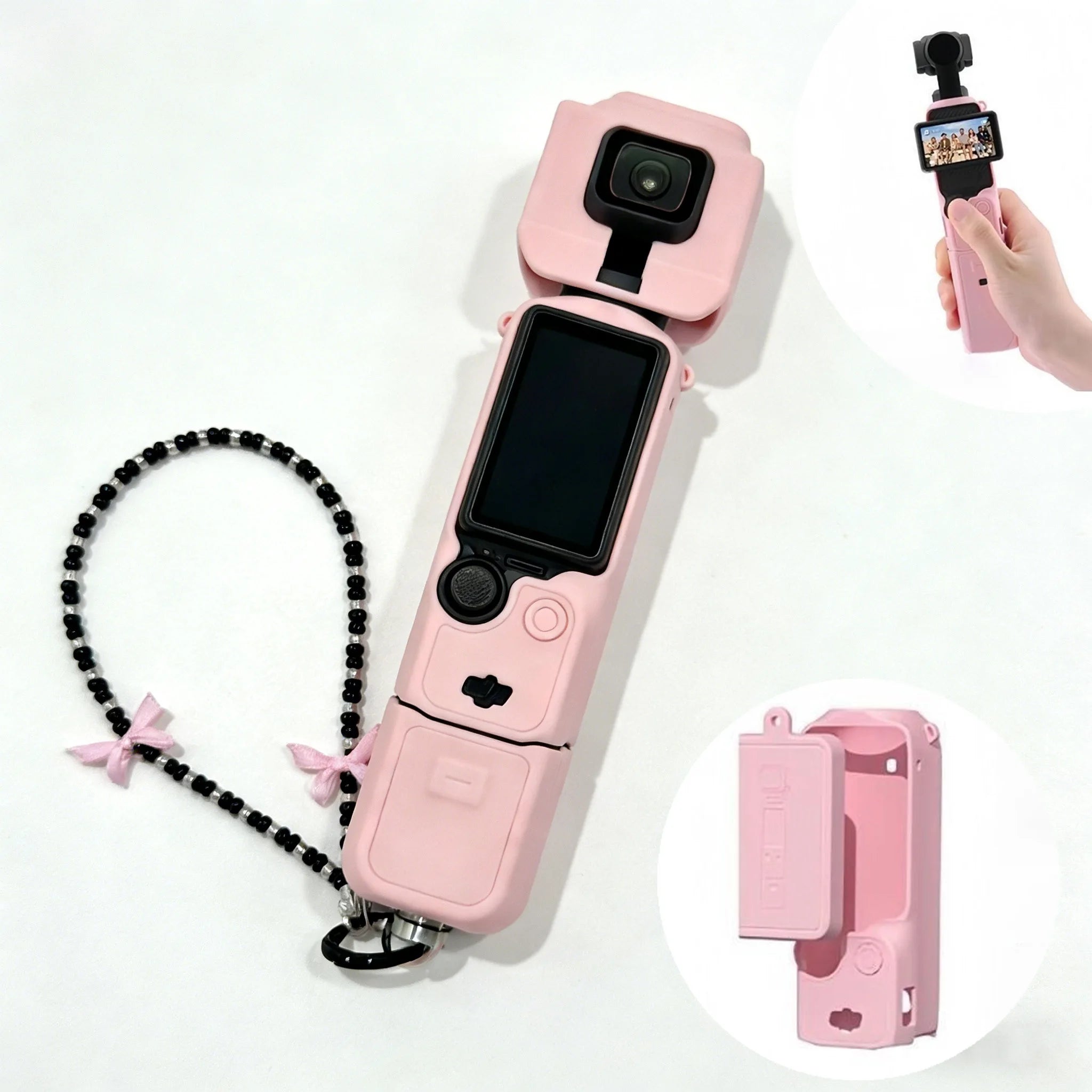 DJI Pocket 3 Silicone Case Osmo Action Camera Protective Cover Anti-Scratch DJI P3 Camera Accessory