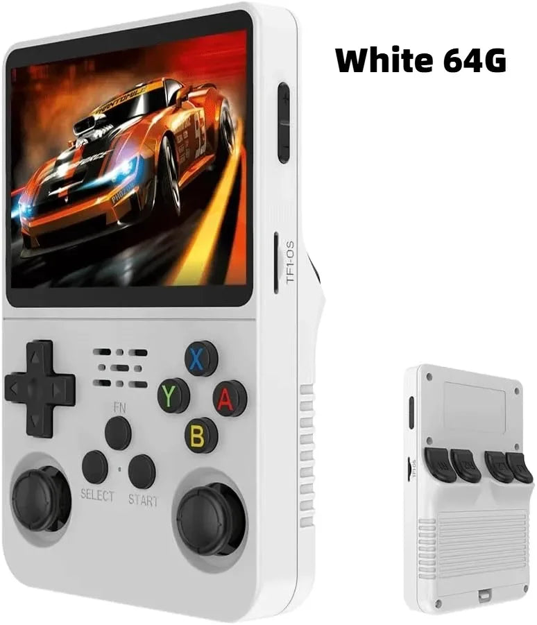 R36S Handheld Game Console Linux System 3.5-inch IPS Screen 64G 20000+ Games Portable Pocket Video Gaming Console