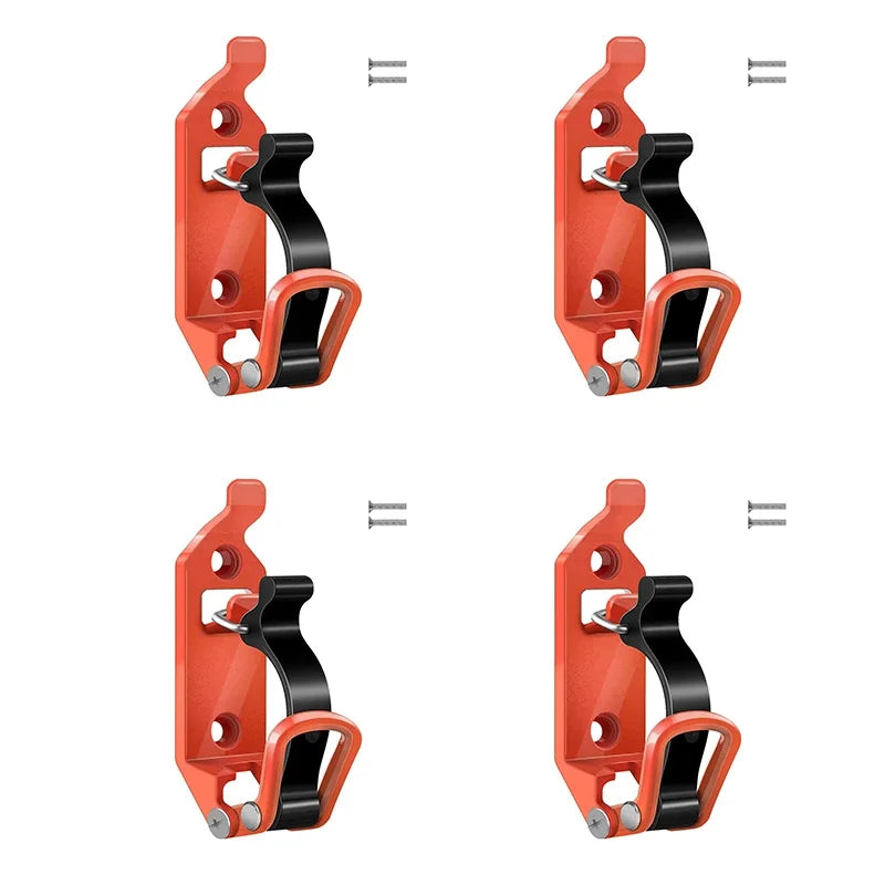 Soporte de fijación de herramientas de 2-4 piezas, soporte de montaje en pared, abrazadera de liberación rápida para pala de hacha, soporte para pala, accesorios para coche, RV, barco, hogar