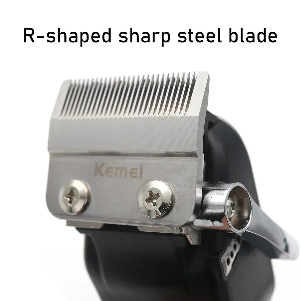KEMEI Cortapelos Km-1550 Km-2284 Diseño Recortadora de Pelo Eléctrica Profesional para Peluquería Cortadora de Pelo Comercial