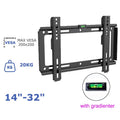 TV Wall Mount Fixed for Most 14"-32" Flat/Curved TVs with Max VESA 200X200mm up to 55Lbs Space Saving Universal TV Bracket