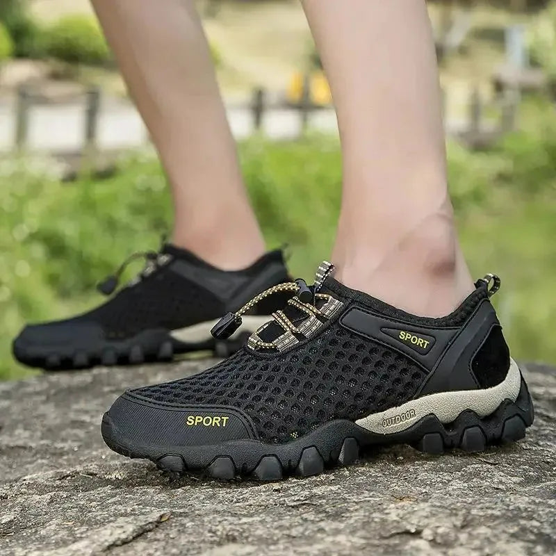 Zapatillas de vadeo descalzas, zapatillas transpirables para hombre, zapatos de moda para hombre, zapatos de escalada y senderismo para hombre, playa al aire libre