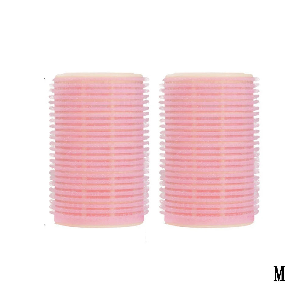 Plastic Hair Rollers Self Adhesive Manual Hair Curler No Heat Hair Rollers Long-lasting Fluffy Styling Hair Styling Tool