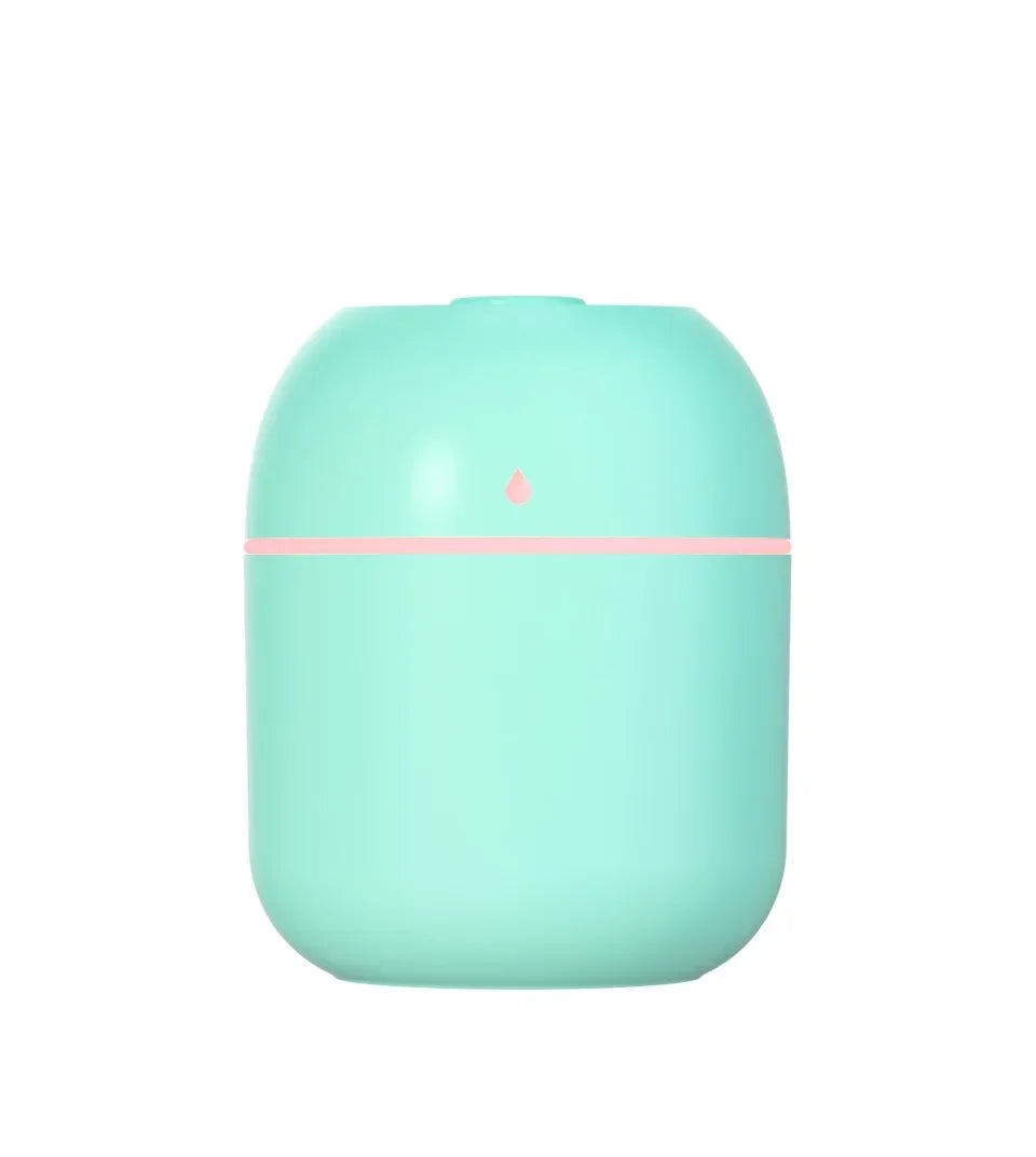 USB Car Humidifier with Color Night Light - Portable Cold Mist Sprayer and Fragrance Oil Diffuser for a Refreshing Drive Amagi