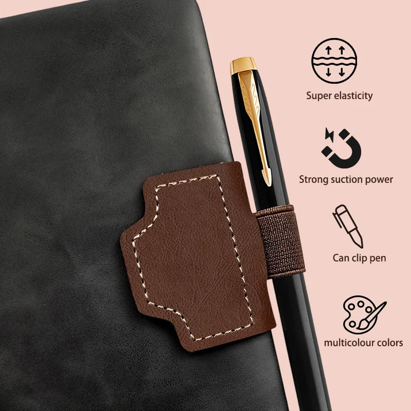 Exquisito marcapáginas con imán, simple, artístico, esquina de libro retro, clip anti-rollo, marcapáginas con clip para bolígrafo, pegatina magnética