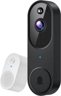 Cámara de timbre inalámbrica 1080p con visión nocturna, detección de IA, audio bidireccional y alertas en tiempo real