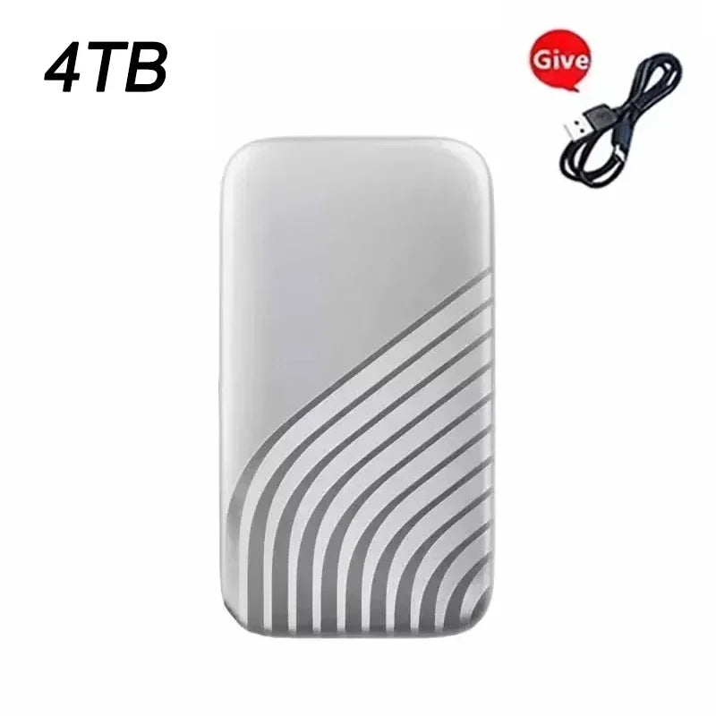 New SSD USB Flash Hard Drive External TypeC High Speed SSD USB3.1 256TB SSD Storage Portable HD Hard Disk