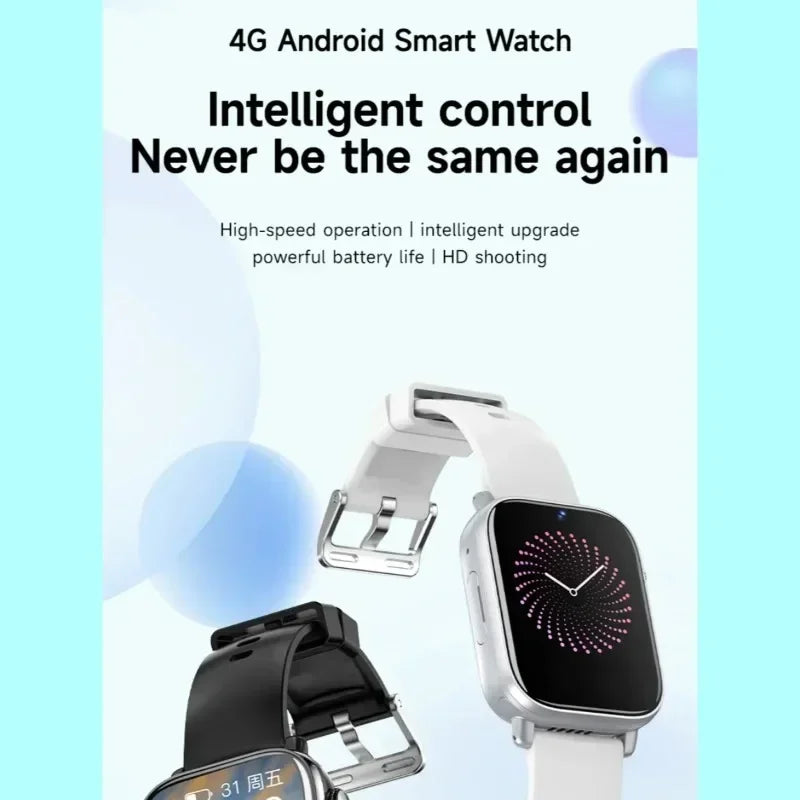 New 4G 5G Full Network SIM Card Smartwatch I1  with HD Camera Wifi NFC GPS Rugged Google Play Sport Android Men Women Smartwatch