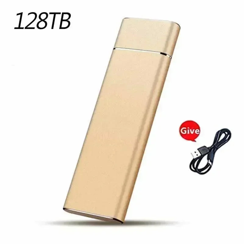 Mini Portable USB SSD 1TB 2TB High-speed Original Mass Storage SSD USB3.0 External Hard Drive for USB SSD Computer Laptop