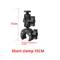 Panoramic sports camera motorcycle mount suitable for GoPro DJI Insta360 handlebar selfie stick fixing bracket accessories