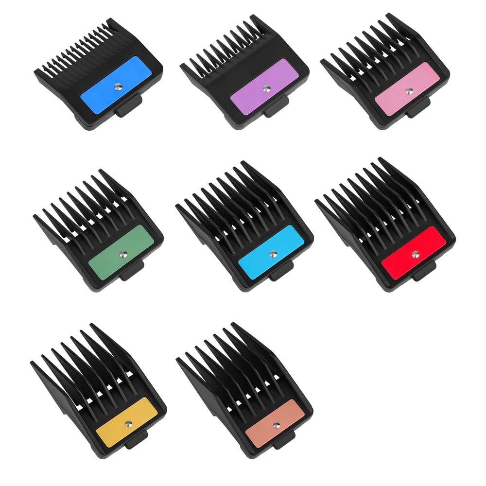 New Version Clipper Guards Set Compatible with Most Wahl Clippers with Holder Clipper Professional Hair Clipper Combs Guides