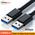 USB 3.0 Extension Cable USB Male to Male 5Gbps Fast Transmission Data Cable USB3.0 For Computer Laptop to Mobile Hard Drive TV