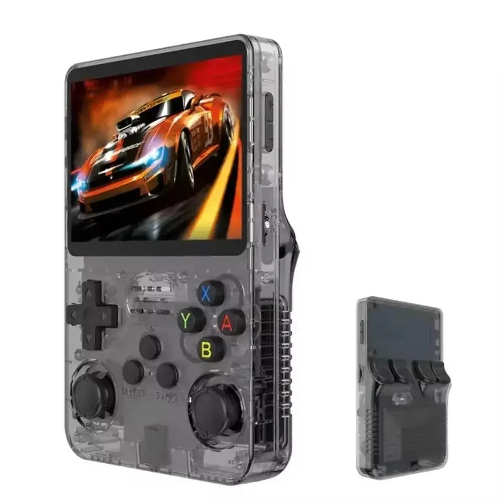 R36S Retro Handheld Game Console Liunx 3.5-inch IPS Screen Built in 64G 20000 Classical Games Portable Game Console Holiday Gift