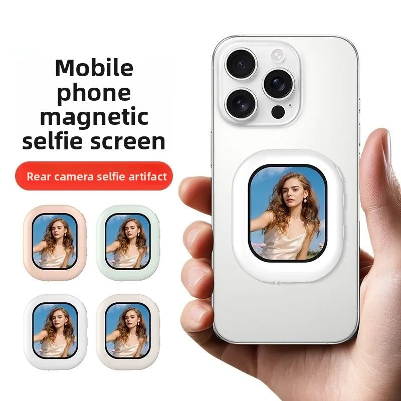Proyector Inalámbrico Magnético de Pantalla para Teléfono para iPhone Android Auto Selfie Fotografía Duplicación Dispositivo de Transmisión de Medios