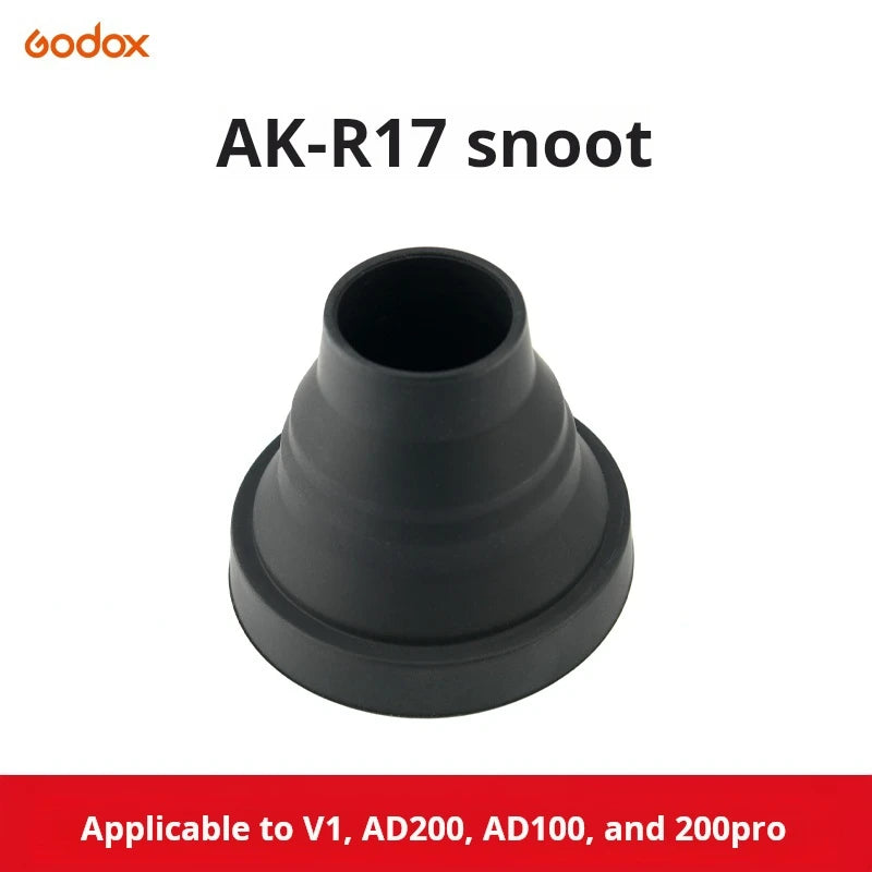 Shenniu AKR1 round lamp head magnetic attachment ad200pro accessory V1 flash semi-circular soft light cover set-top flash light