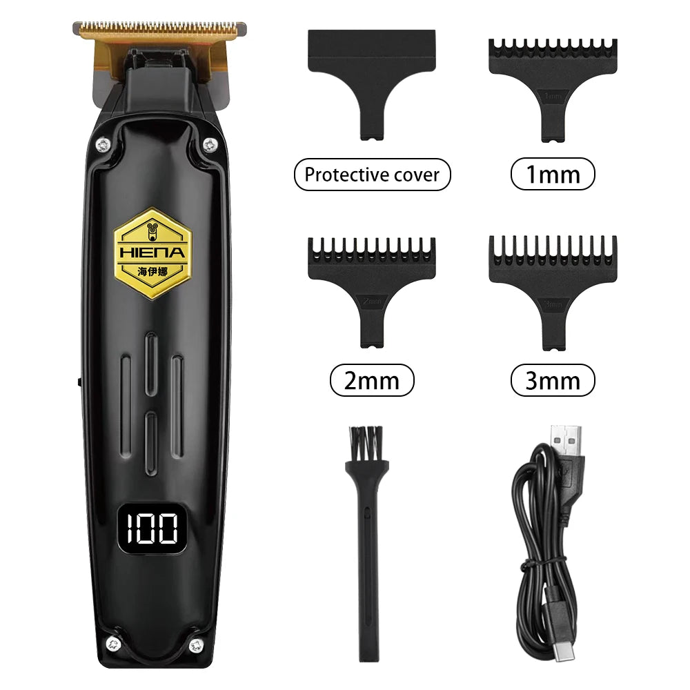hiena hair Clipper Electric Hair Cutting Machine Cordless Haircut Machine Rechargeable Hair Trimmer Portable Trimmer for men
