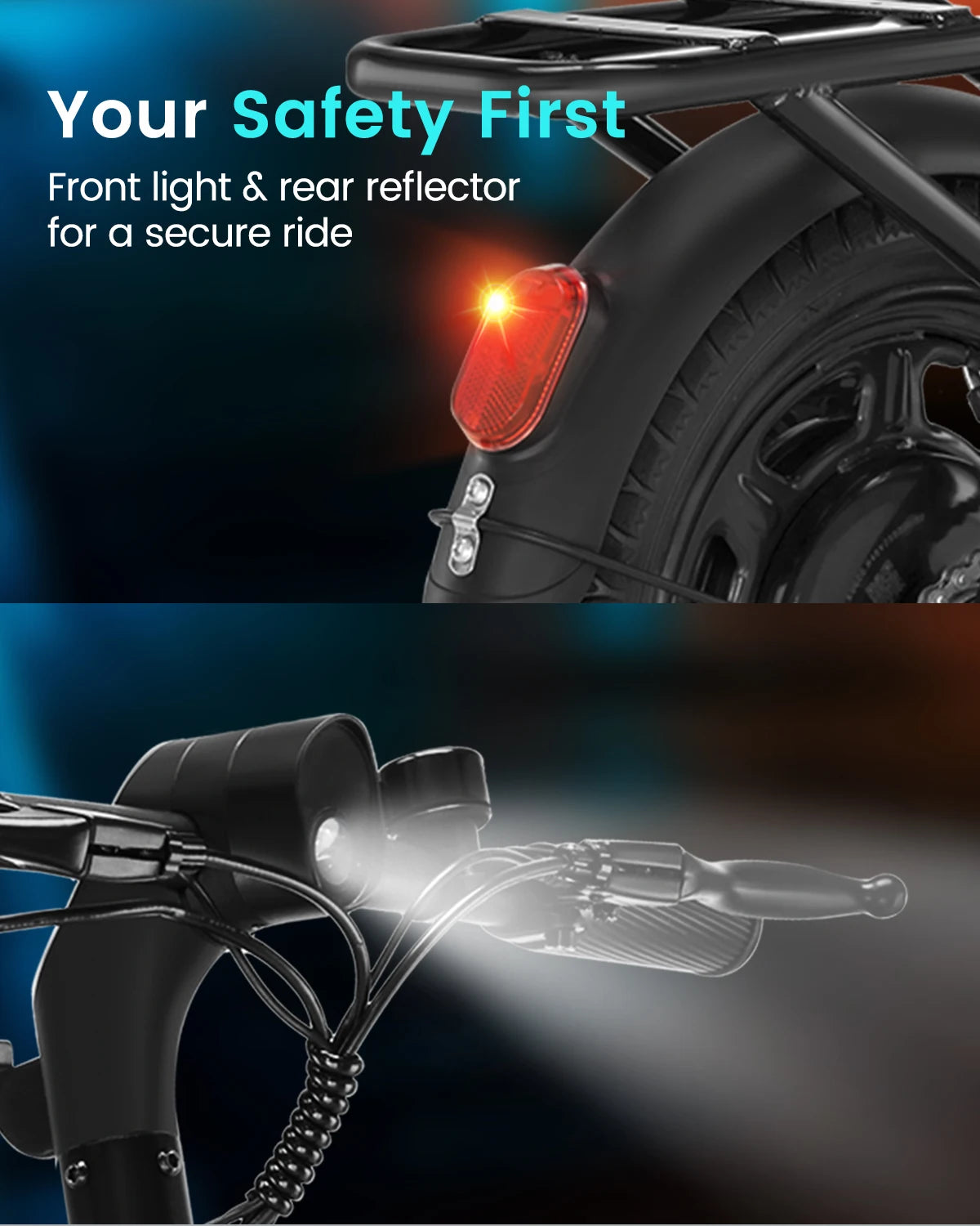 【1 año de garantía】Bicicleta eléctrica DYU D3F Motor de 500W de pico Batería de litio de 36V7.8AH, bicicleta eléctrica urbana de 32 km/h UL2849