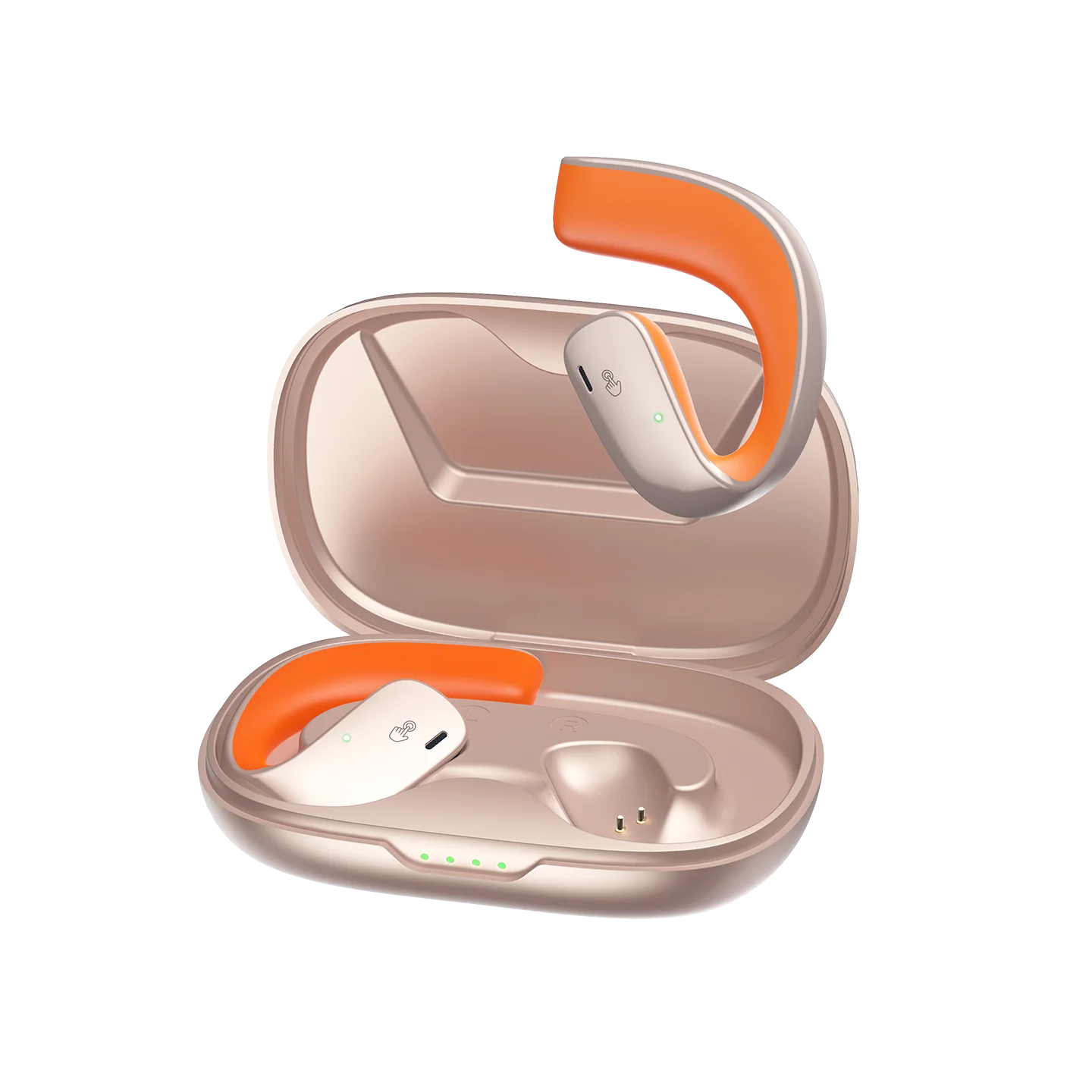 Black Shark T20 Wireless Earbuds, Bluetooth 5.3 IPX67 Waterproof Earphones, Over Ear Buds Stereo Deep Bass Headset with Earhooks