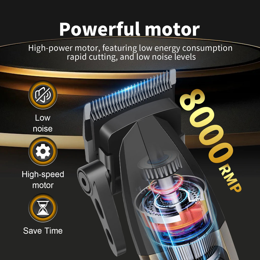 HNICE Hair cutting machine hair trimmer for men Professional Electric Hair Clippers Salons Barbershop Rechargeable accessories