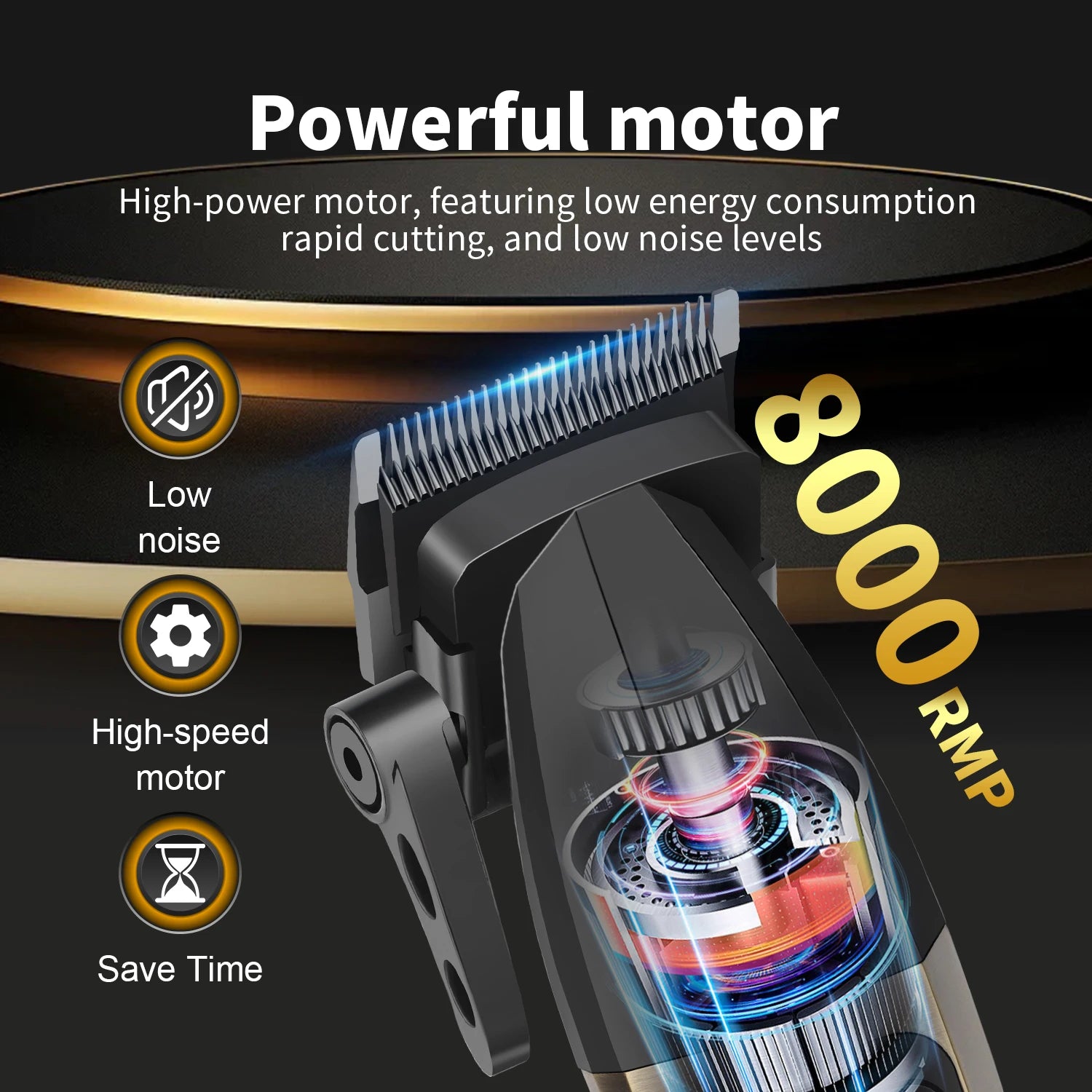 HNICE Hair cutting machine hair trimmer for men Professional Electric Hair Clippers Salons Barbershop Rechargeable accessories