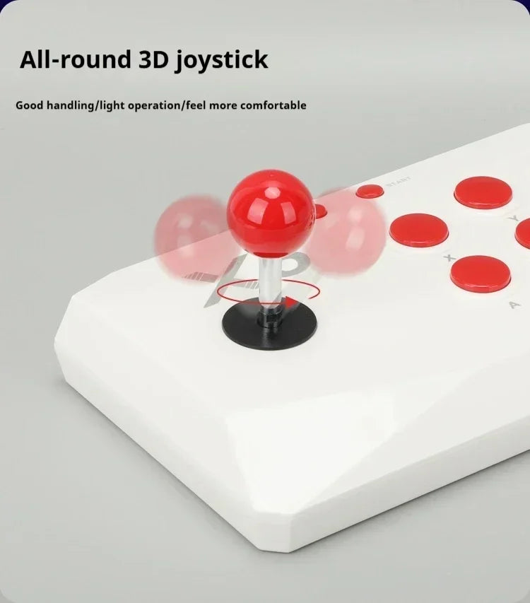 Consola de videojuegos retro X6 2.4G inalámbrica con doble joystick, TV Game Stick 4K HD 64GB 20000 juegos retro