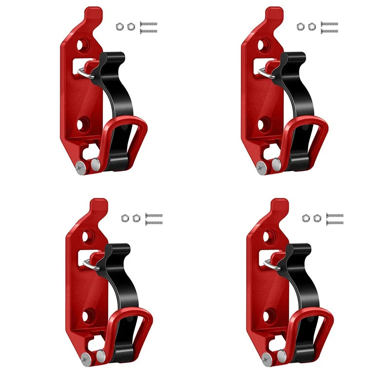 Soporte de fijación de herramientas de 2-4 piezas, soporte de montaje en pared, abrazadera de liberación rápida para pala de hacha, soporte para pala, accesorios para coche, RV, barco, hogar