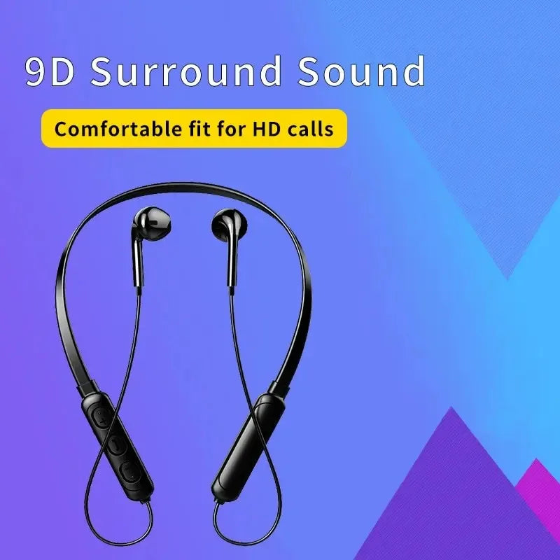Auriculares inalámbricos Bluetooth de diadema, estéreo, con reducción de ruido, universal 5.0, para deportes, con micrófono