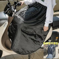 Delantal de invierno para motocicleta, rodillera impermeable, manta cálida, edredón cortavientos, falda cortavientos gruesa de terciopelo, funda cálida para rodillas