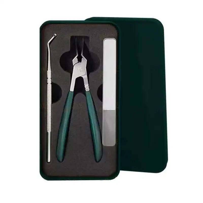 Anti-Splash 25° Slant Edge Nail Clipper Set Professional High-end Eagle Beak Oblique Toe Nail Trimmers Ingrown Toenail Tools