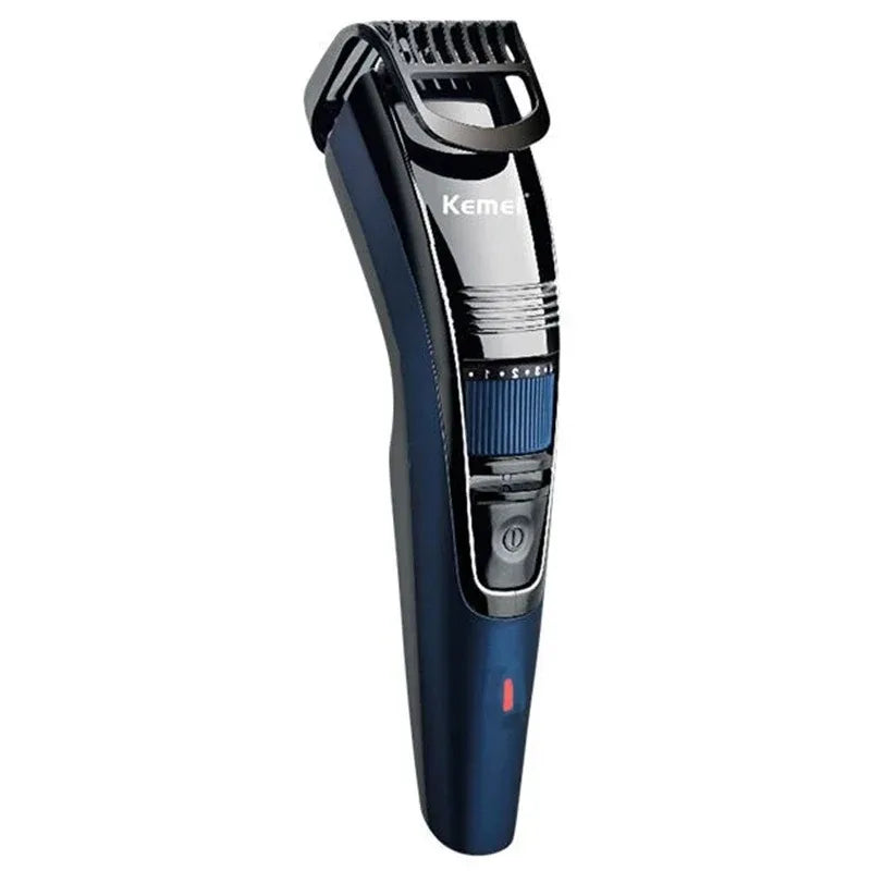 Kemei 632 Recortadora de Barba Ajustable de 0,5-10mm para Hombres, Máquina de Cortar Pelo Facial Recargable, Recortadora de Bigote y Barba de Tres Días
