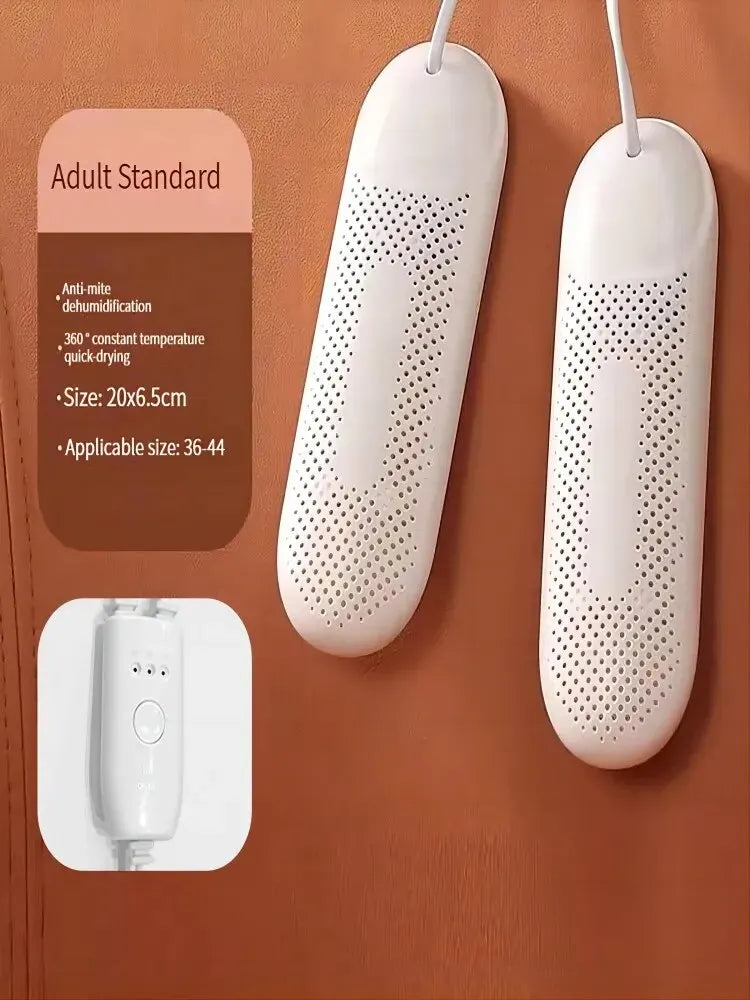 Portable Shoe Dryer Multi-Functional Dehumidification, Deodorization, Foot Warming, Suitable For Adults And Children