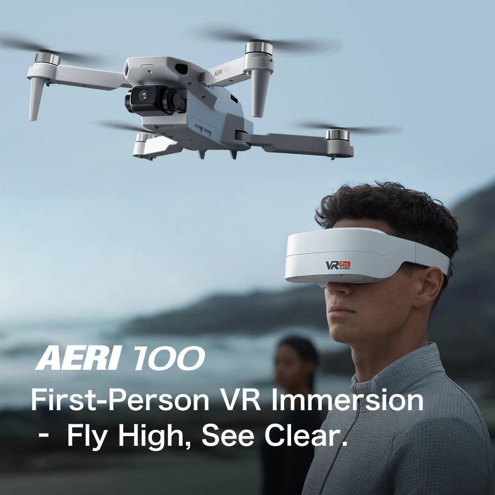 Lenovo Aeri100VR 8K HD Camera Drone With Screen Remote Control Professional Foldable RC Quadcopter Outdoor Aerial Drone
