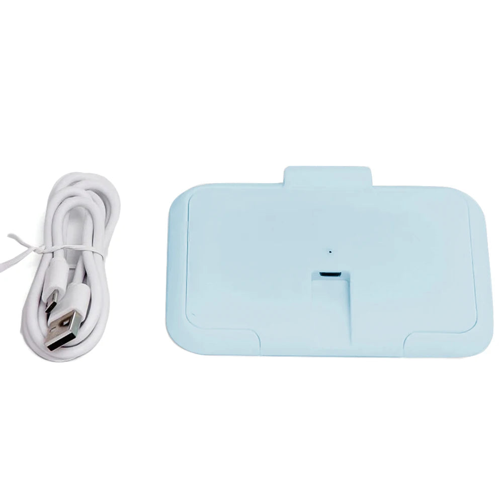 Baby Wet Wipes Heater 5V Portable USB Powered Baby Wet Wipes Warmer Heater Constant Temperature Perfect for Traveling