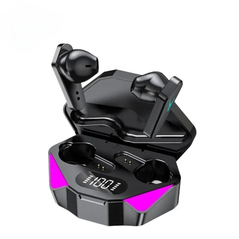 X15 TWS Auriculares inalámbricos Bluetooth 5.3 Auriculares con latencia baja de 65ms Auriculares de juego Esport Gamer con micrófono para Xiaomi iPhone
