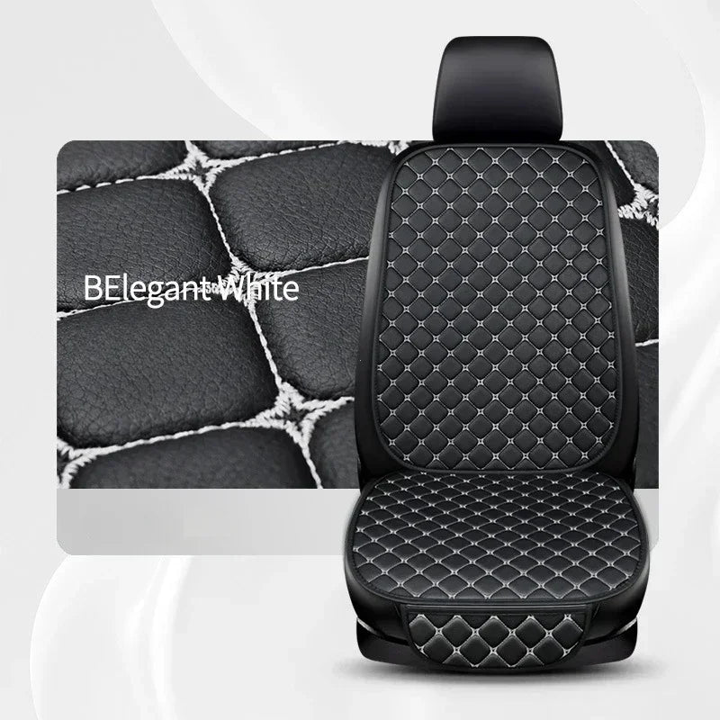 Universal Pu Leather Car Seat Cover Seat Back Soft Cushion Minimalism Seat Cushion Chair Carpet Pad Auto Interior Accessories