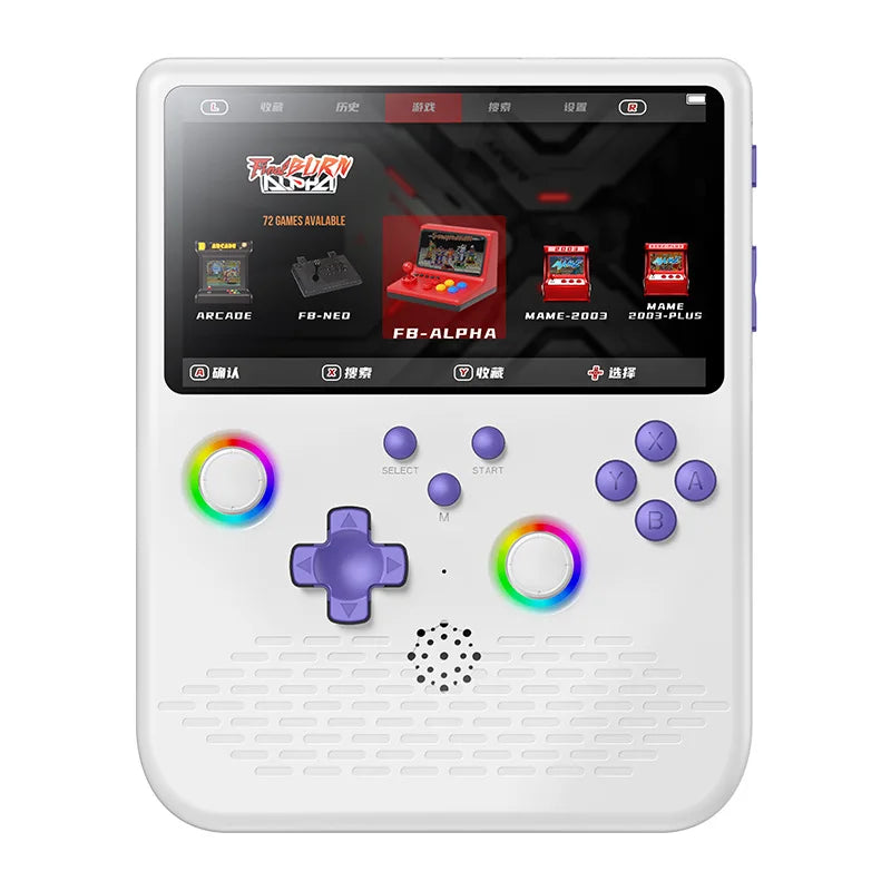 H5 Retro Handheld Game Console Linux System 5.0-inch IPS HD 4K With 64G 20000 Games Portable Pocket Game Console