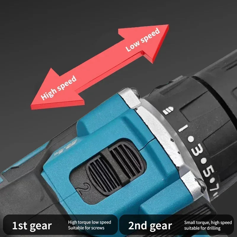 Makita DDF487 Cordless Driver Drill Brushless Electric Impact Screwdriver 18V Rechargeable Power Tool Original Makita