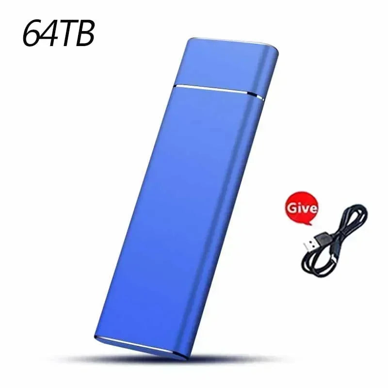 Mini Portable USB SSD 1TB 2TB High-speed Original Mass Storage SSD USB3.0 External Hard Drive for USB SSD Computer Laptop