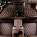 Alfombrillas de coche de cuero PU impermeables, protectores de almohadillas, alfombrillas de moda para coche, cojín para todas las estaciones, 5 unidades